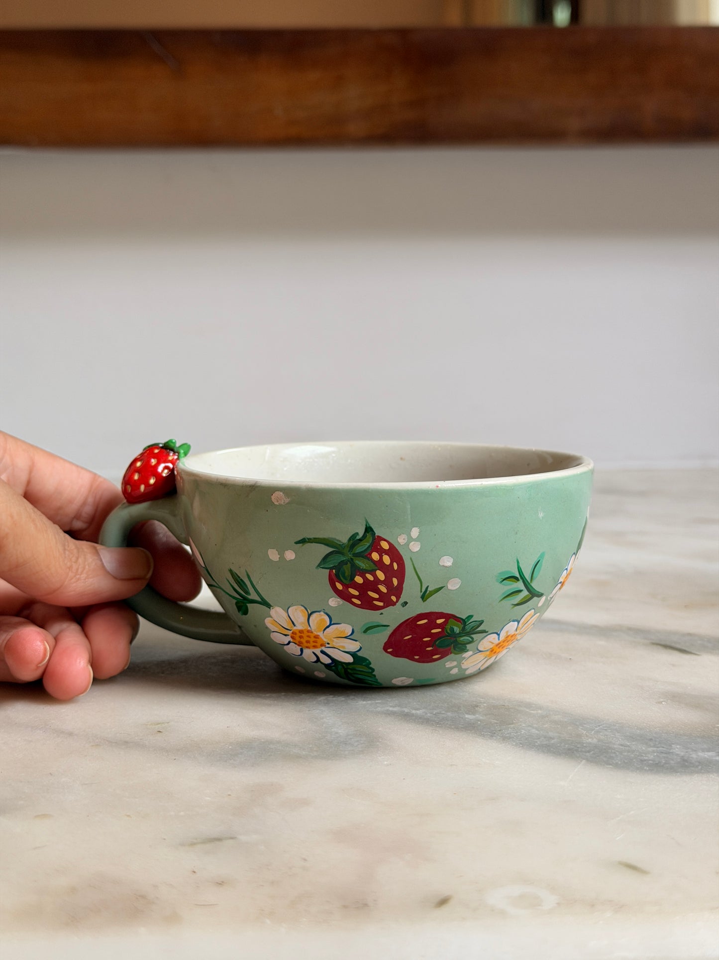 Berry Little Garden 🍓🌼 - cappuccino mug