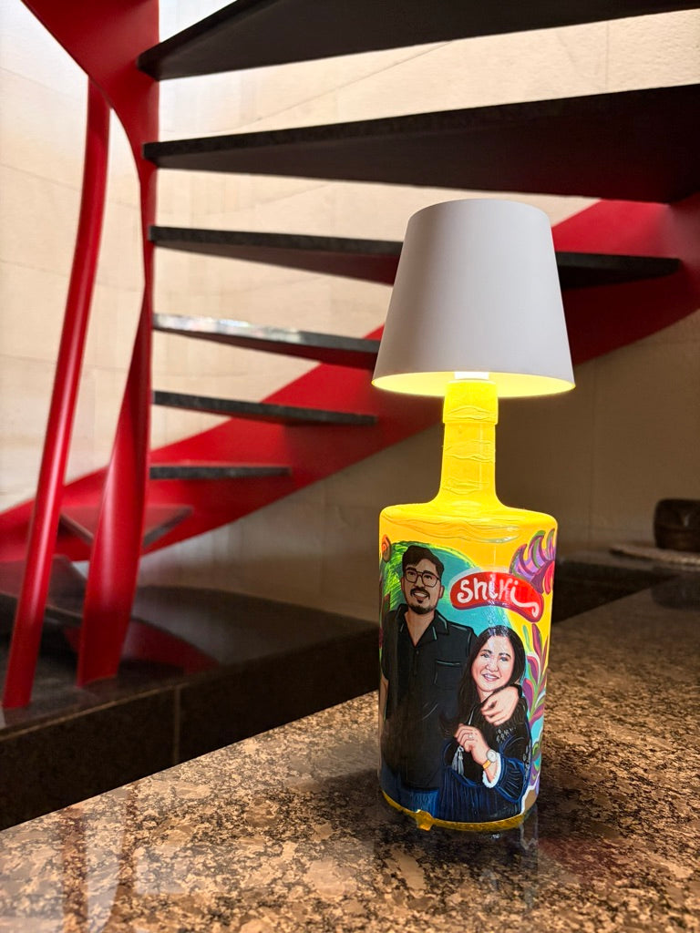 Personalised Portrait Glow - Wireless Lamp