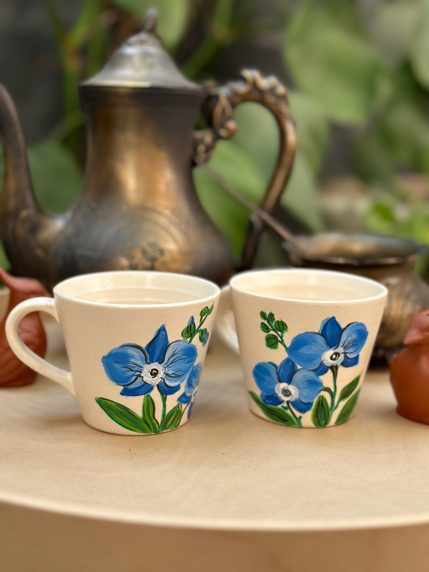 Blue Orchids - Set Of 2