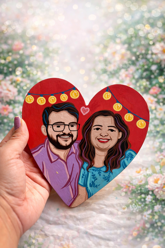 Personalised Heart Magnet - XL size