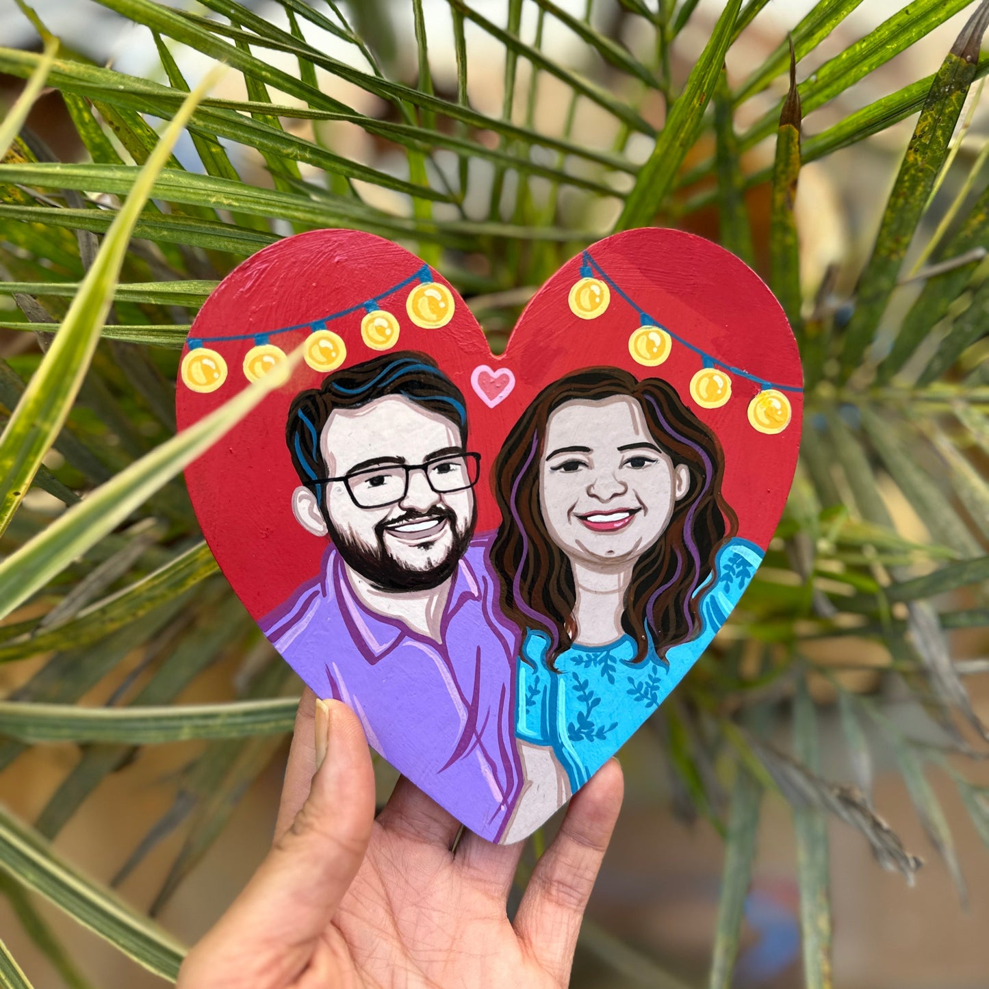 Personalised Heart Magnet - XL size