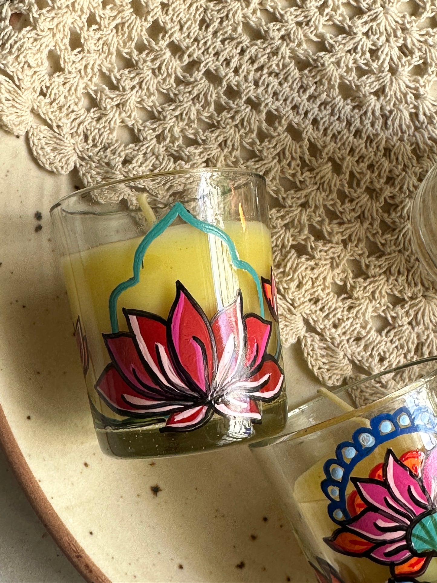 Floral blooms - scented mini candle