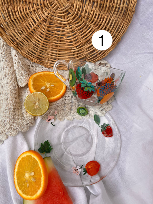 Fruit Fiesta - Tea Cup With Saucer
