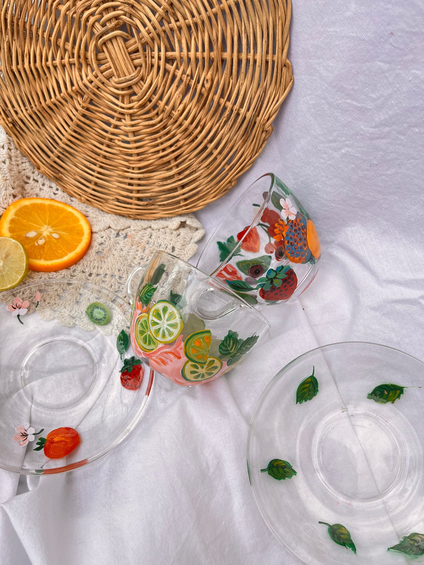 Fruit Fiesta - Tea Cup With Saucer