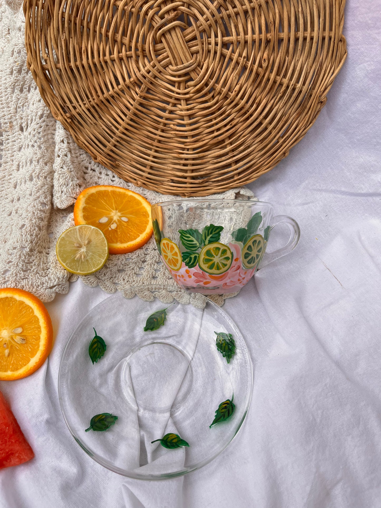 Fruit Fiesta - Tea Cup With Saucer
