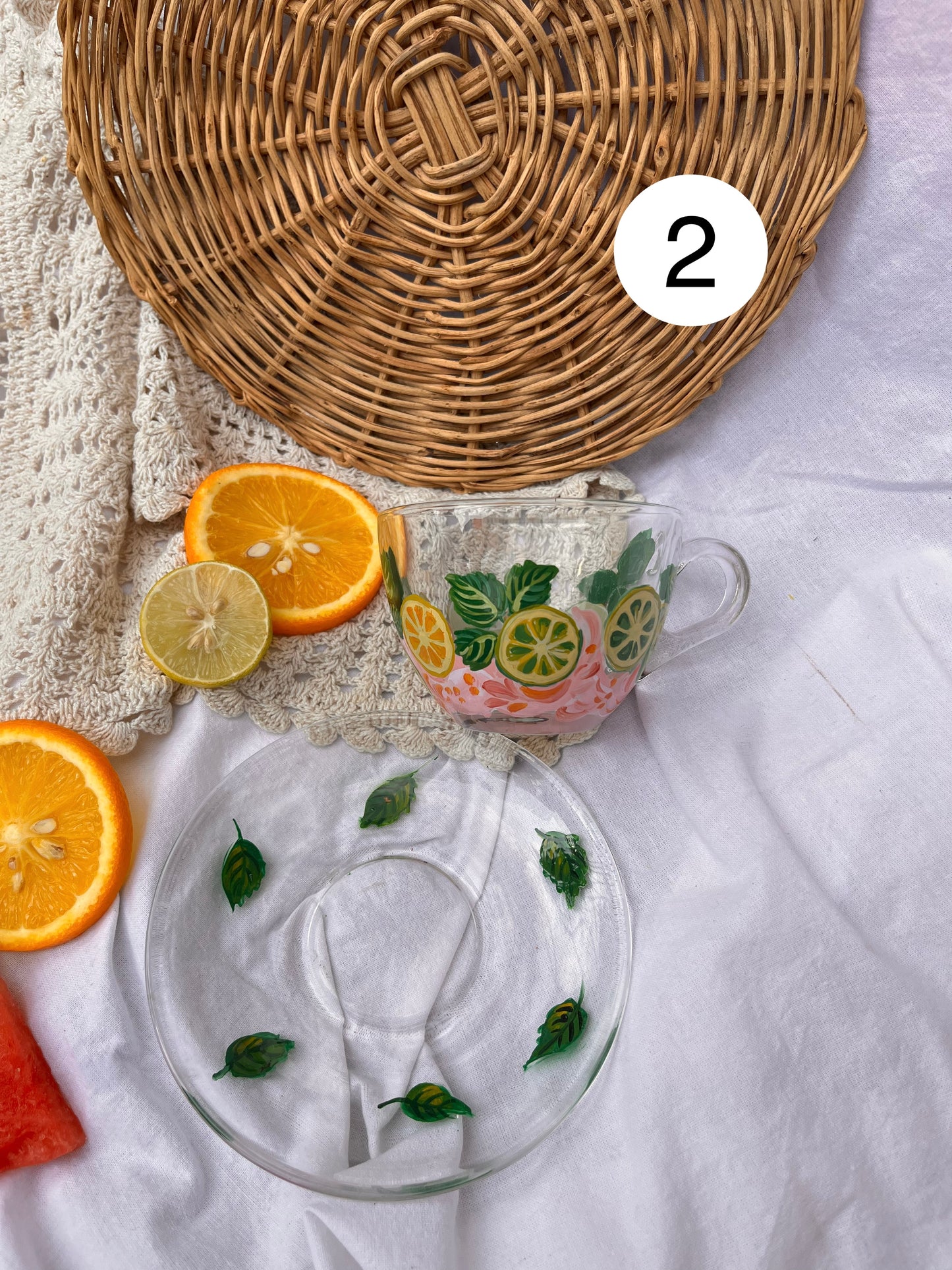 Fruit Fiesta - Tea Cup With Saucer
