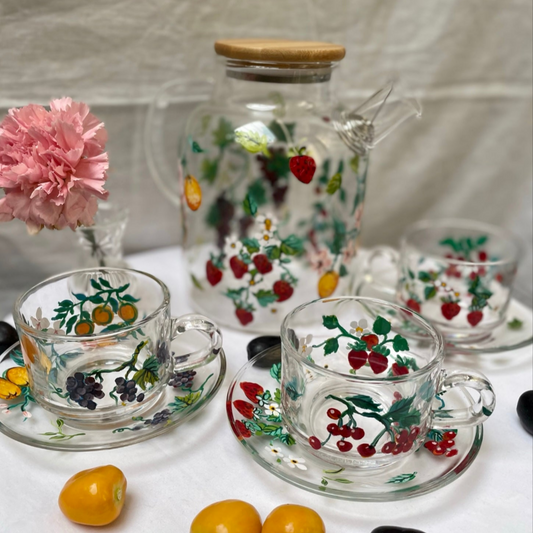 Fruity Blossom Tea Cup Set