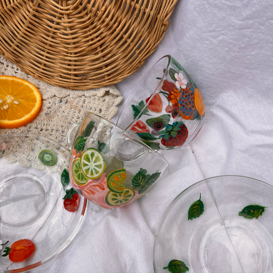 Fruit Fiesta - Tea Cup With Saucer