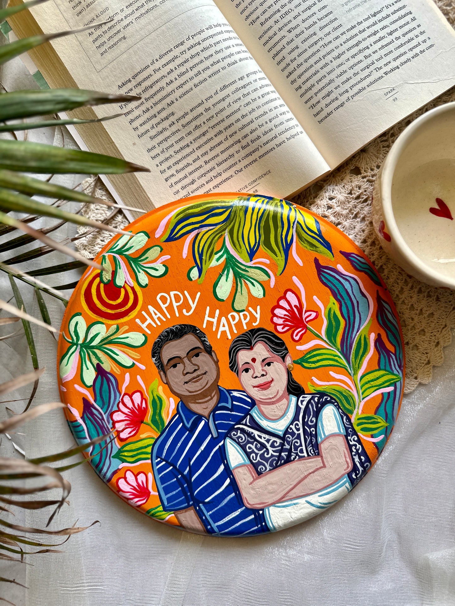 Customised Couple Wall Plate