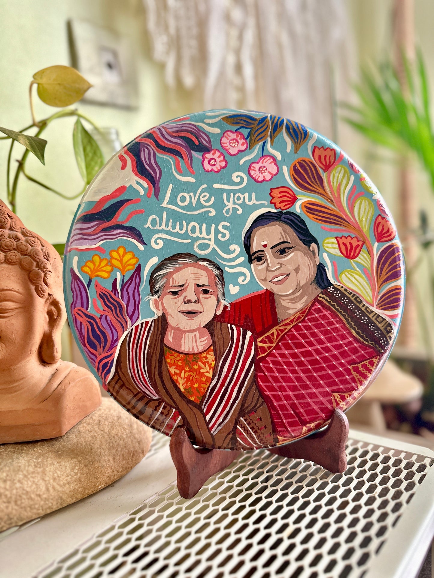 Customised Couple Wall Plate