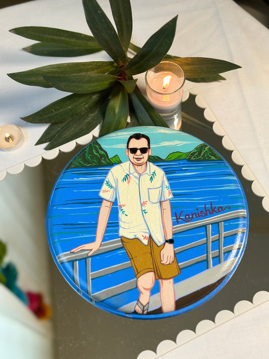 Personalised Single Person Wall Plate
