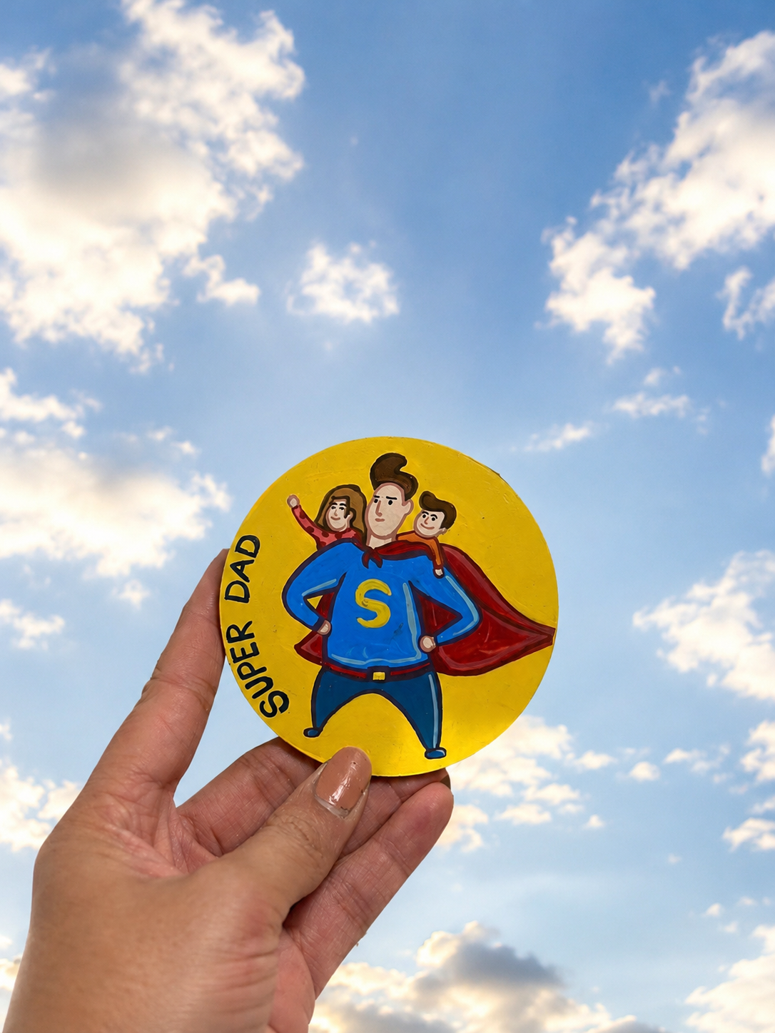 Super Dad - fridge magnet