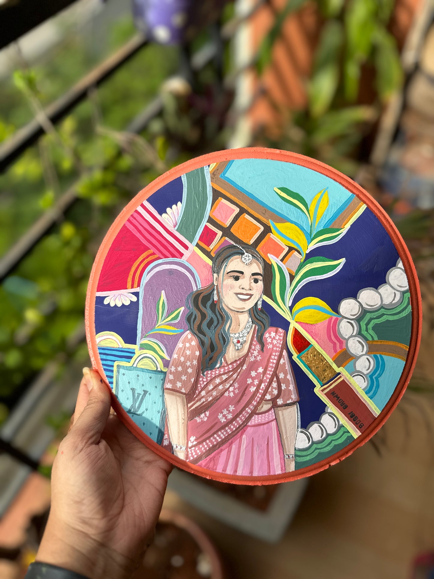 Personalised Single Person Wall Plate