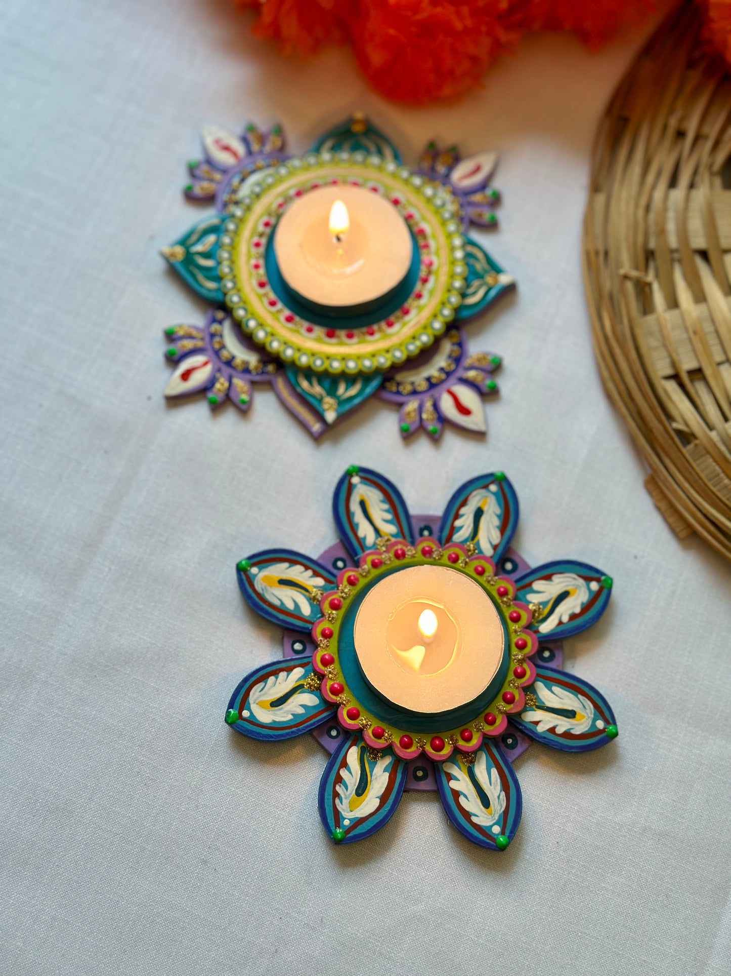 Gauri - Tea Light Holder (Set of 2)
