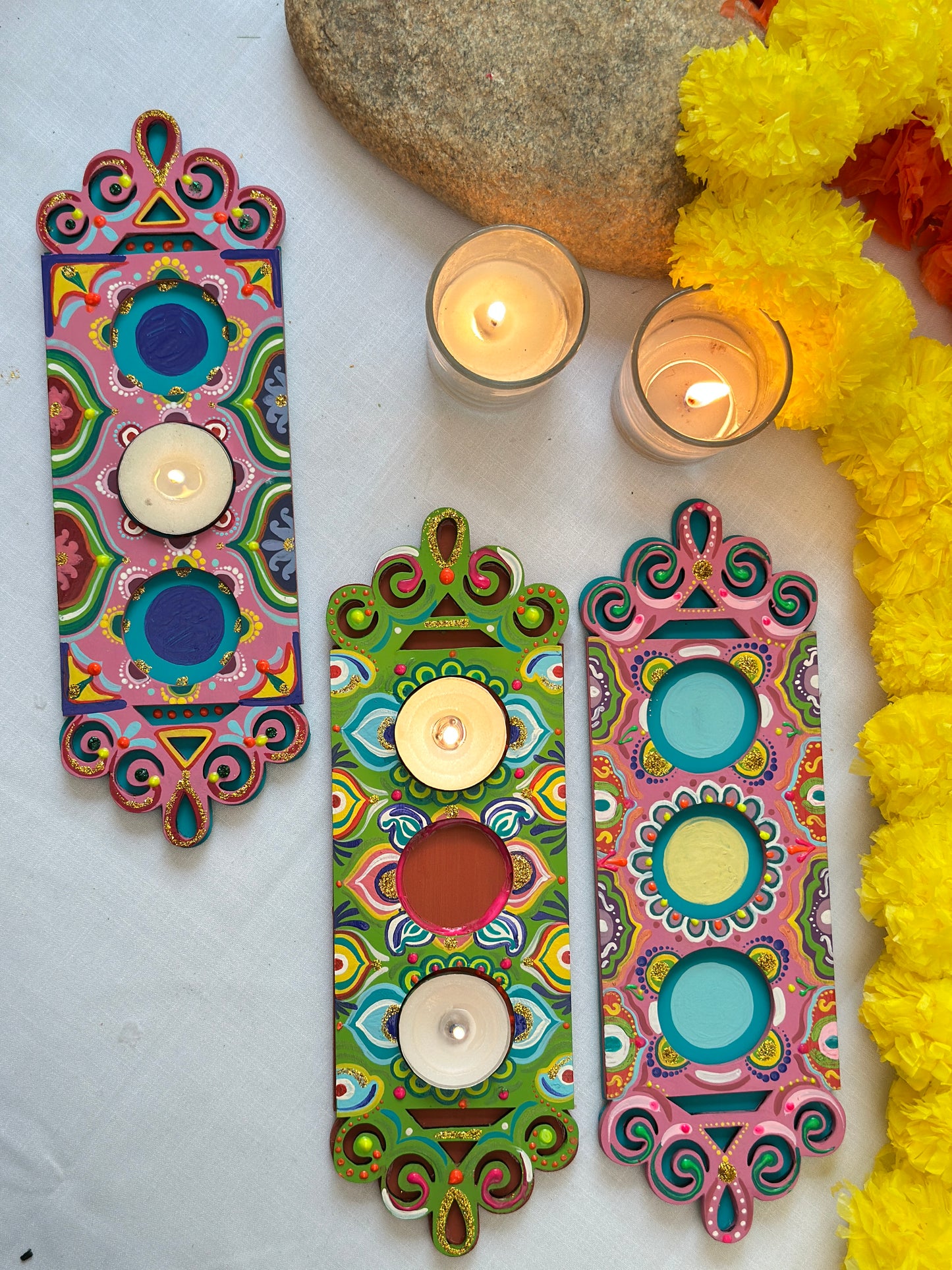 Deepmala - Tea Light Holder Tray
