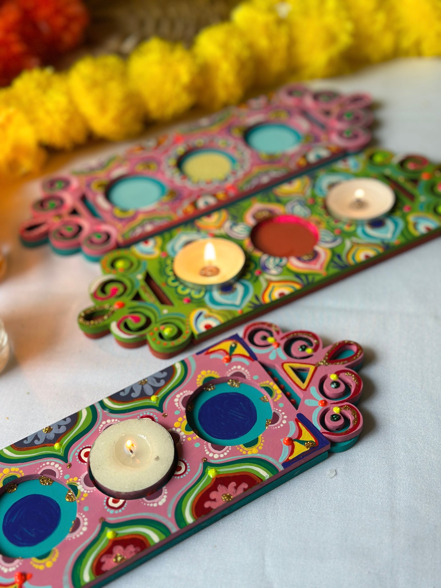 Deepmala - Tea Light Holder Tray