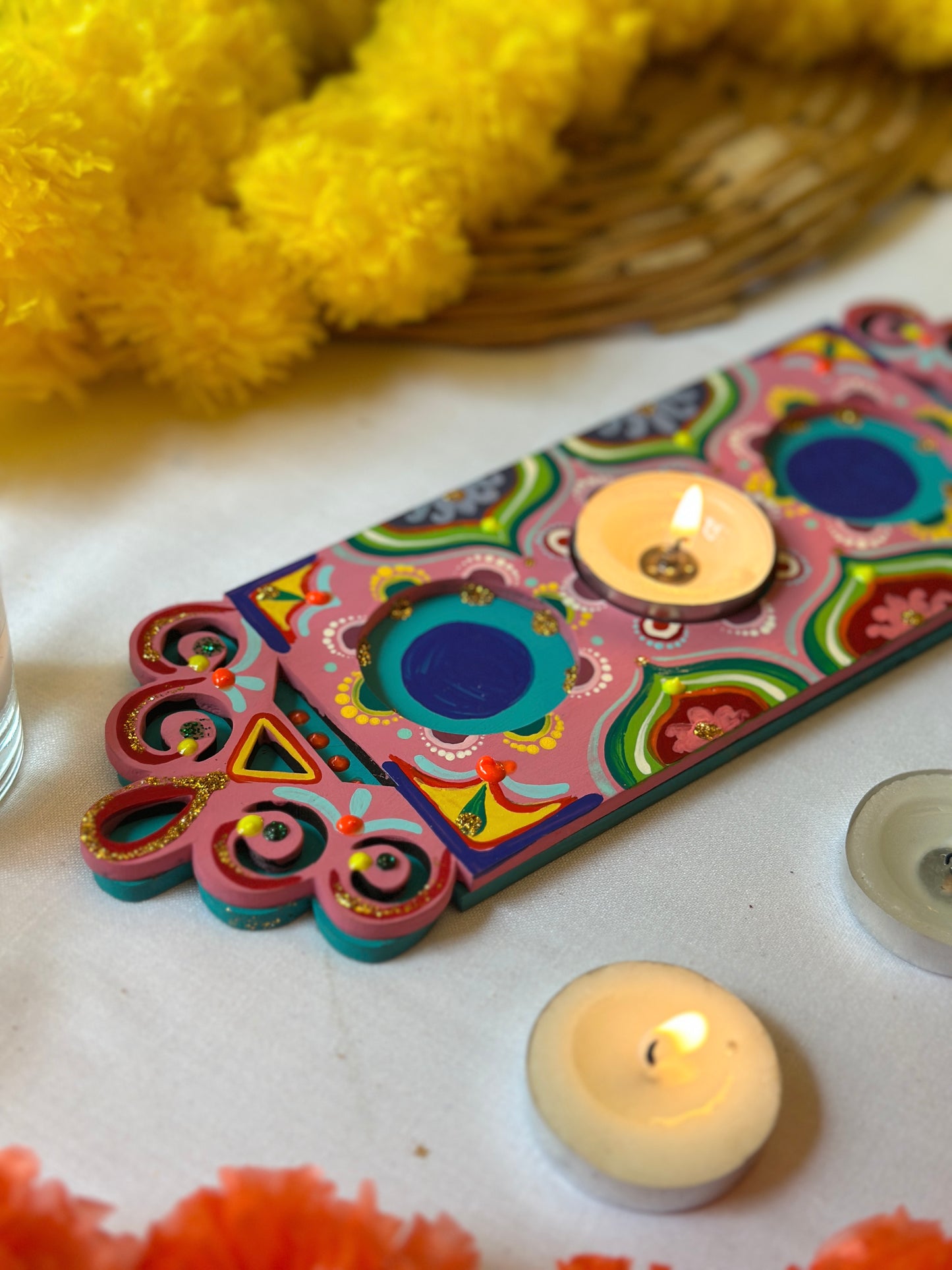 Deepmala - Tea Light Holder Tray