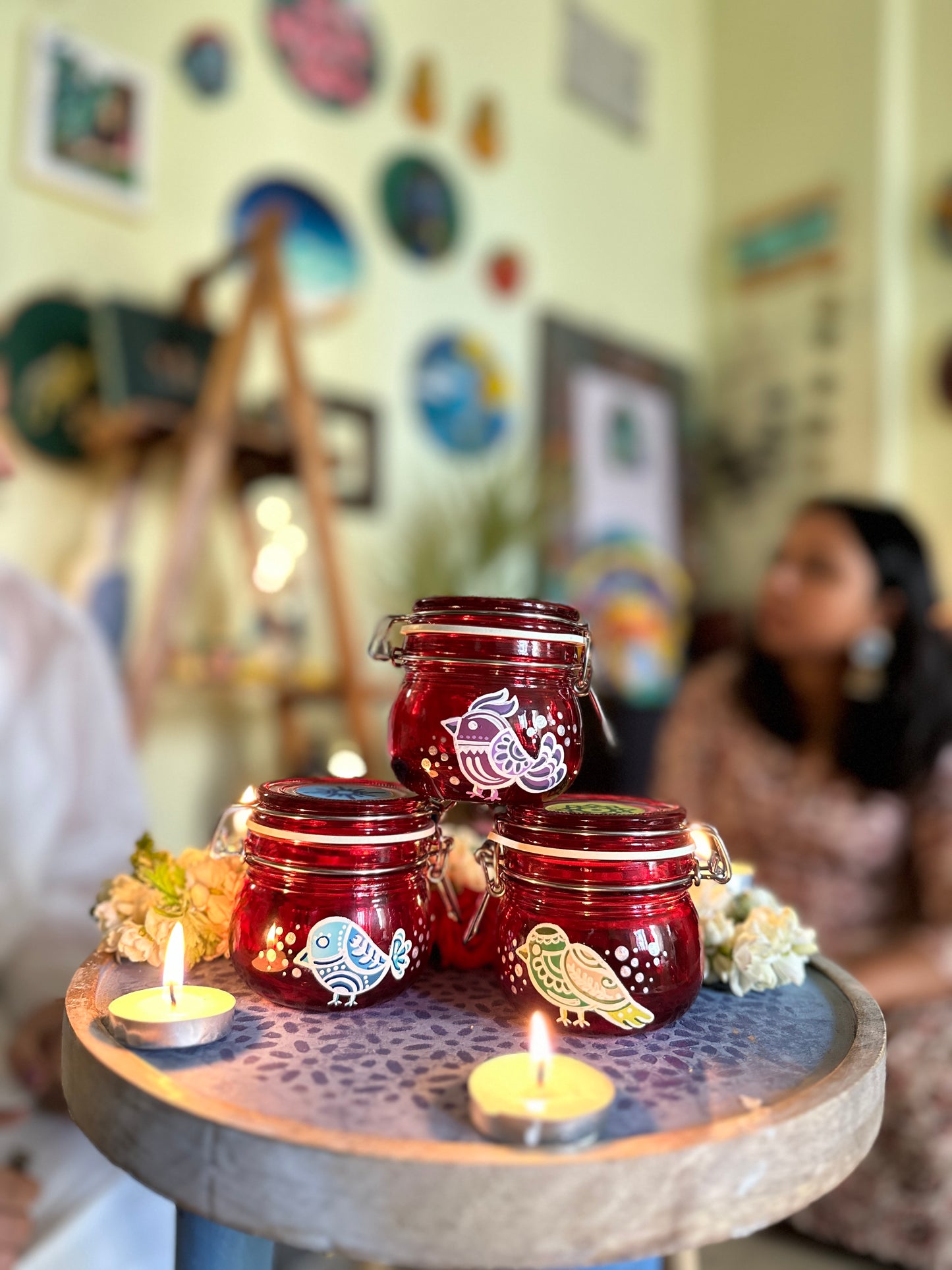 Teeter Utsav Jars - set of 3