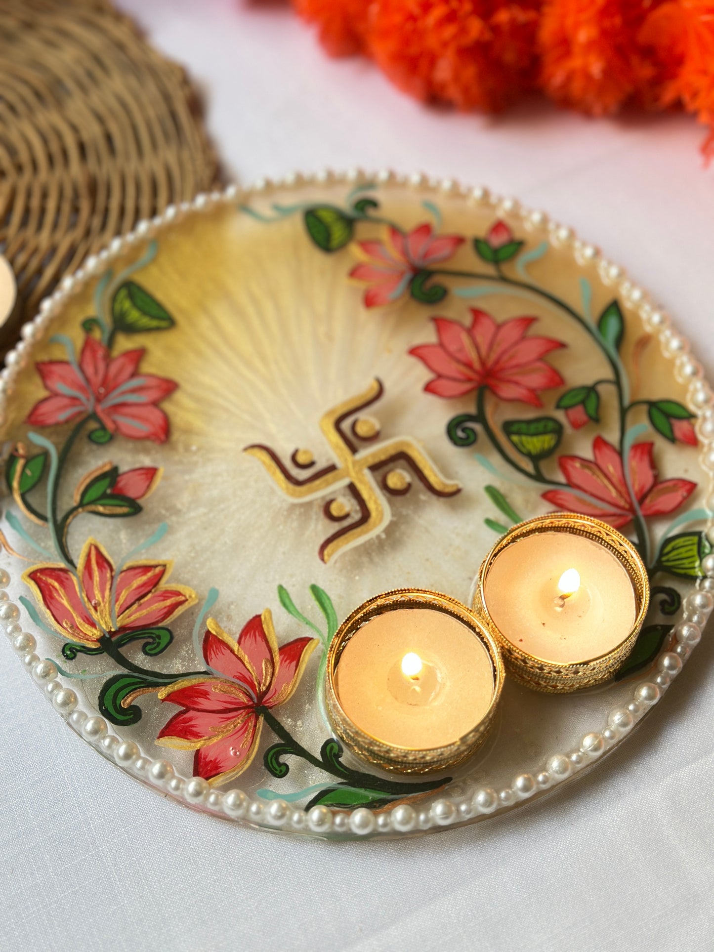 Kamala - Pooja Tray