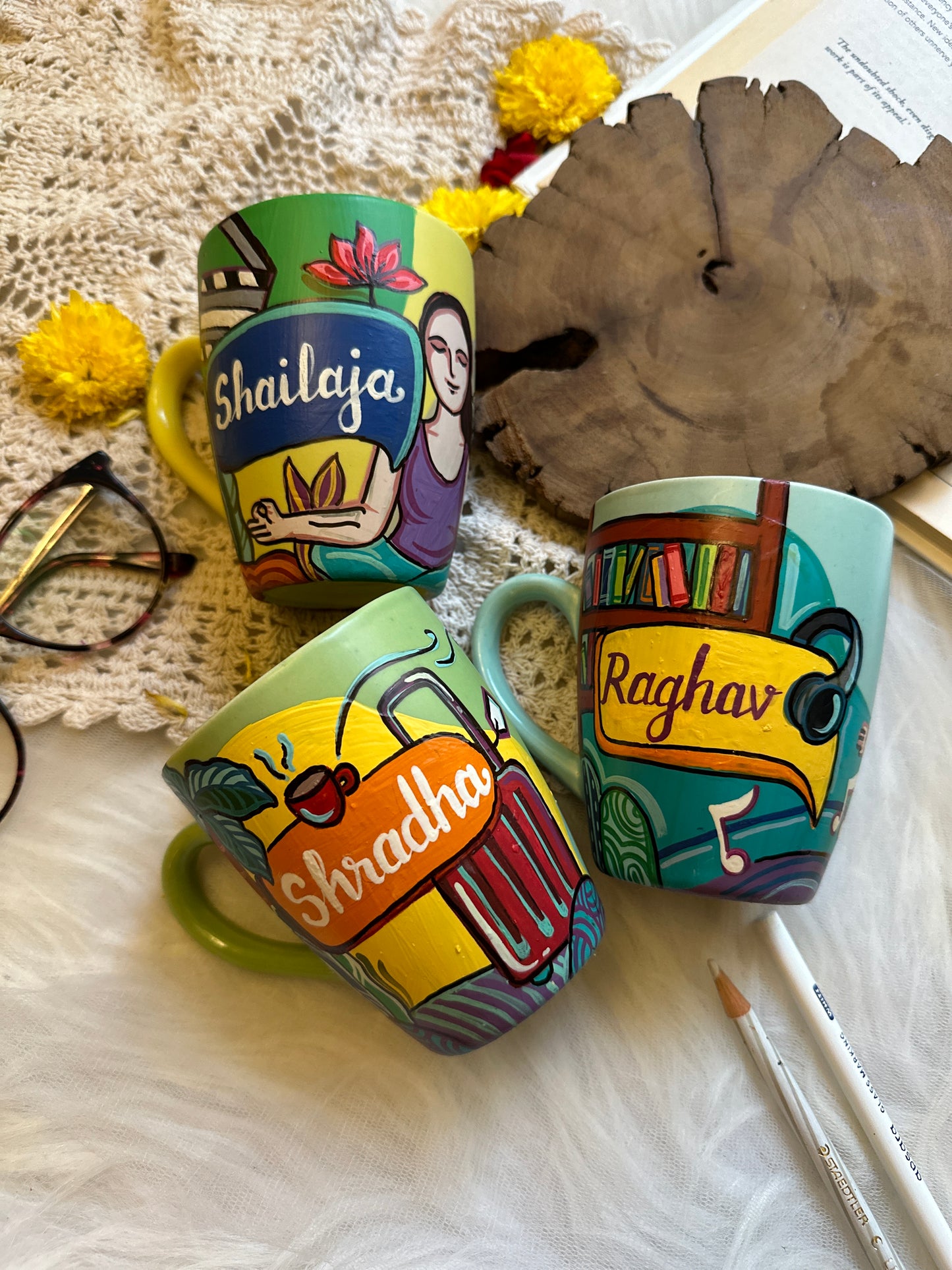 Personalised Hobby Based Coffee Mug