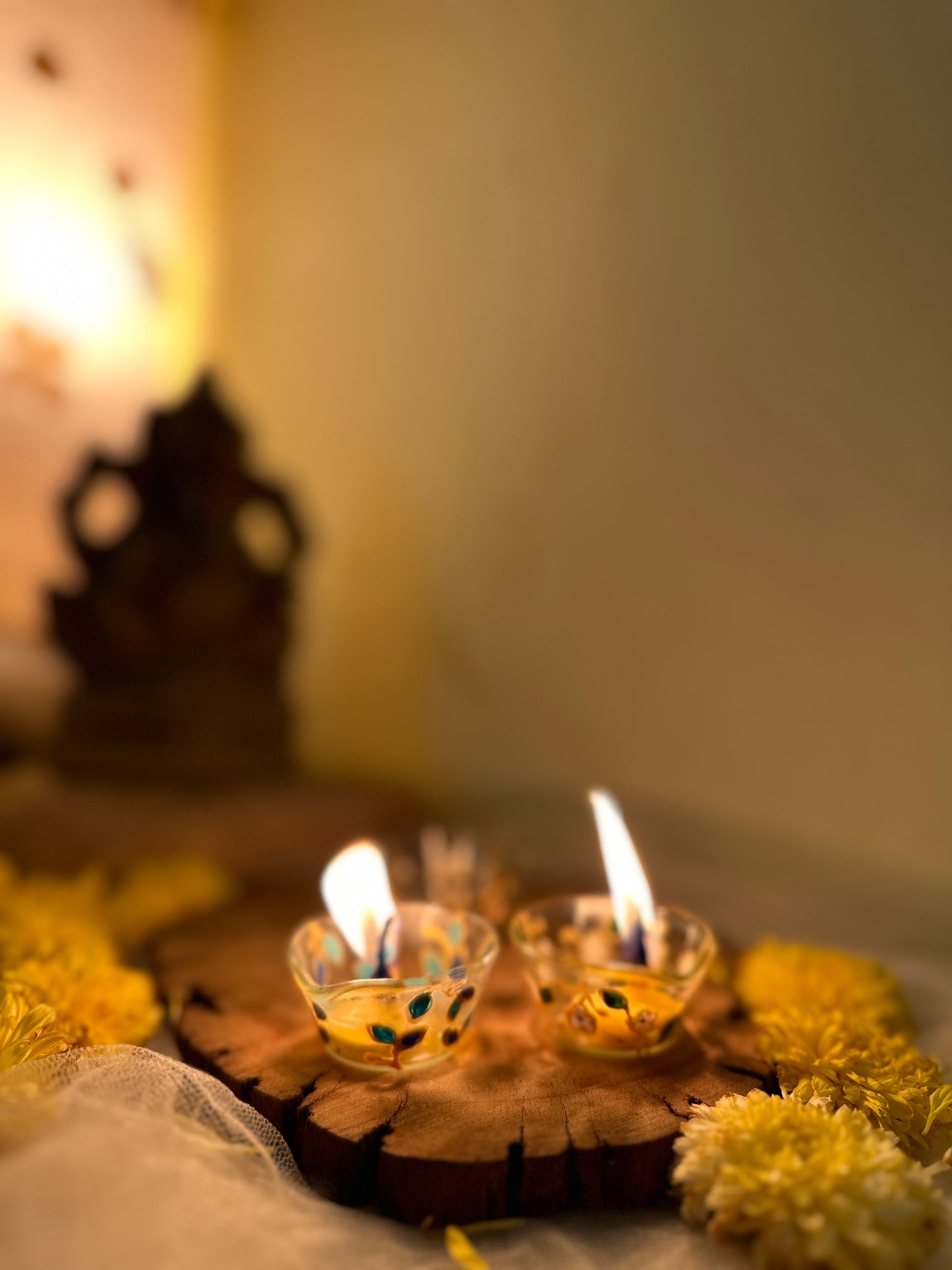 Sunehri - Mini Glass Diyas