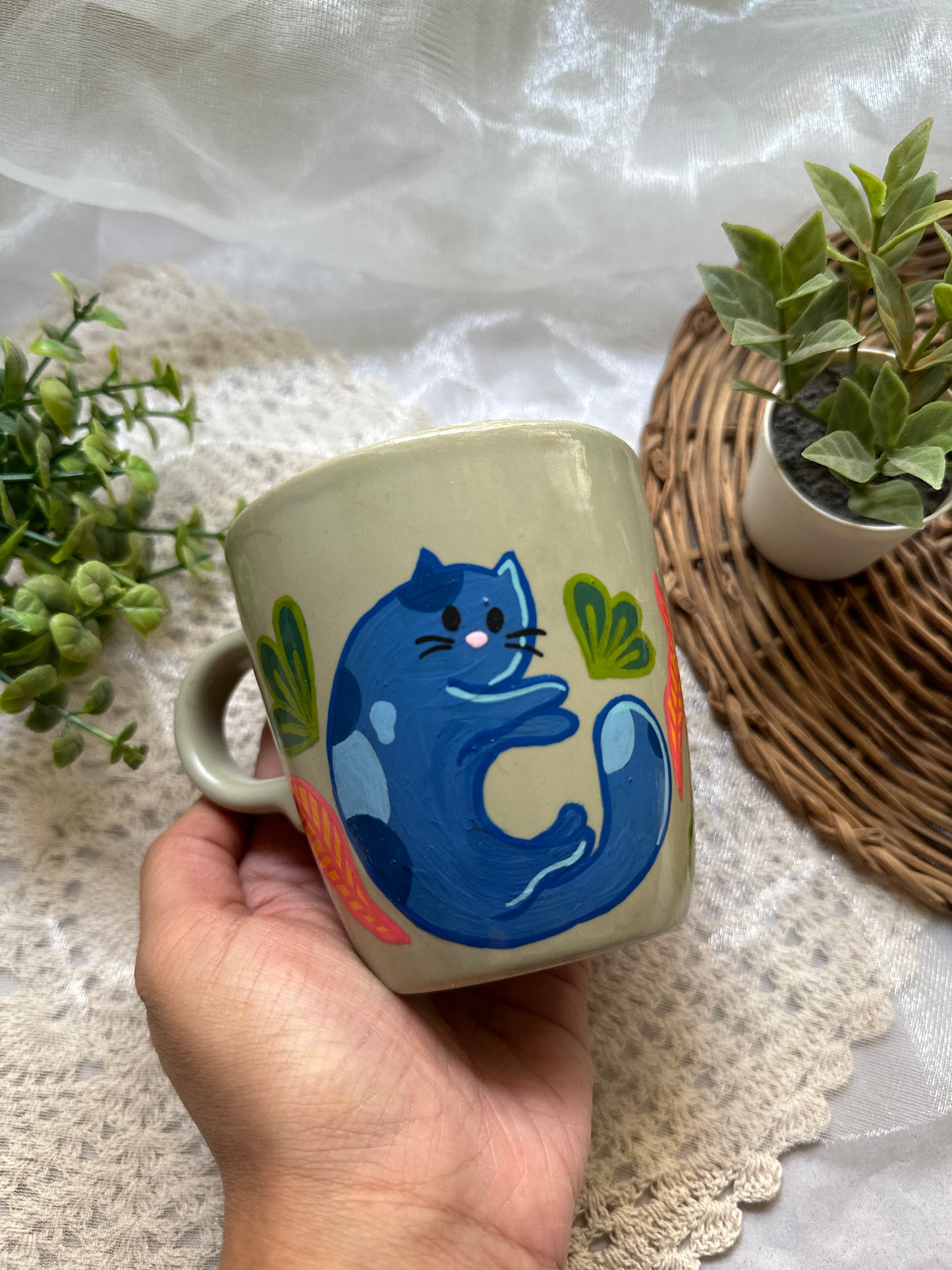 Blue Cuddle Mug