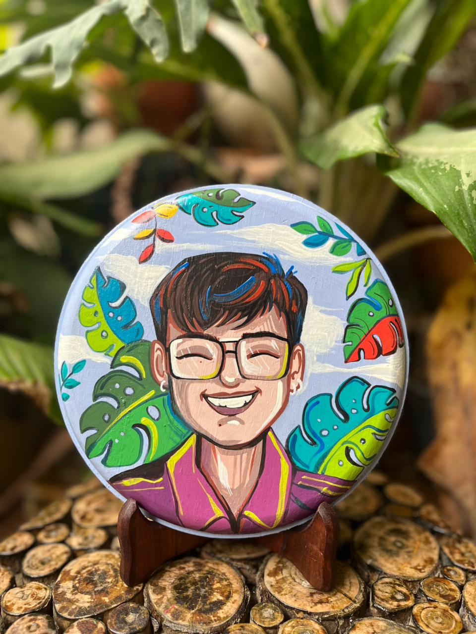 Portrait Painting Workshop - Paint yourself on a wall plate| Bangalore