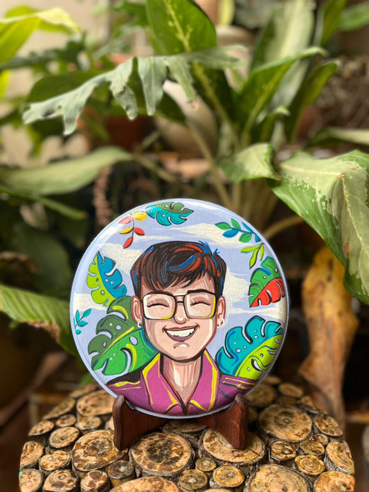 Portrait Painting Workshop - Paint yourself on a wall plate| Bangalore