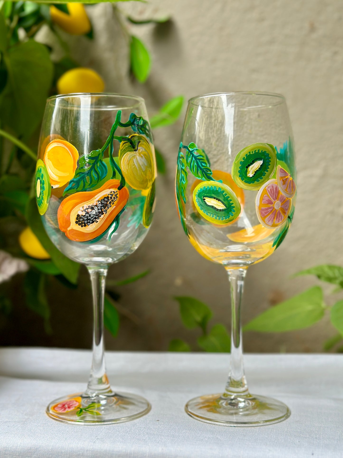 Fruity Fizz - Wine Glasses