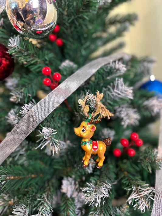 Lila the reindeer - Ornament