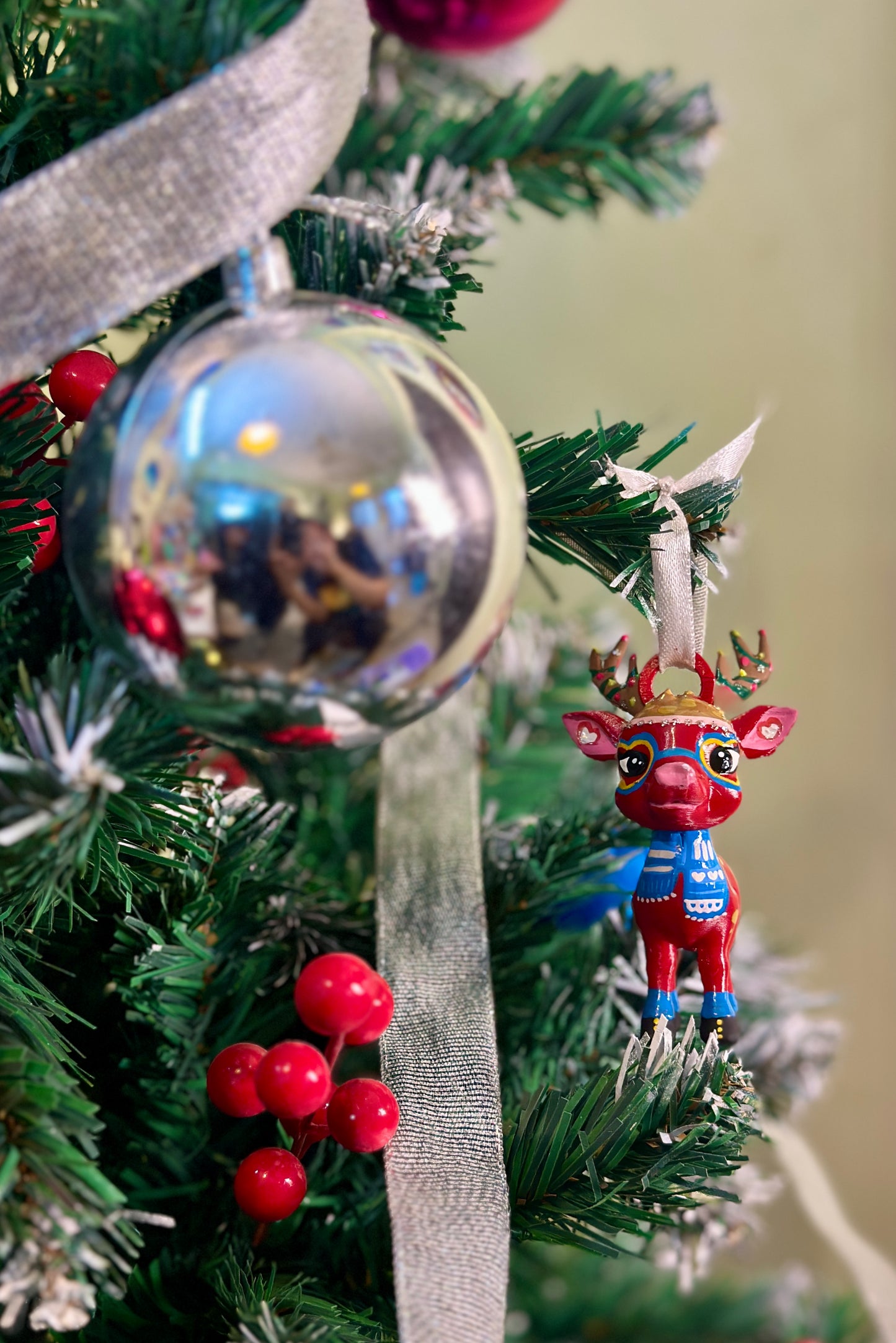 Polly the reindeer - Ornament