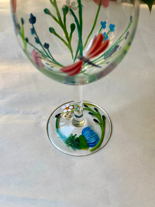 Enchanted Forest - wine glass