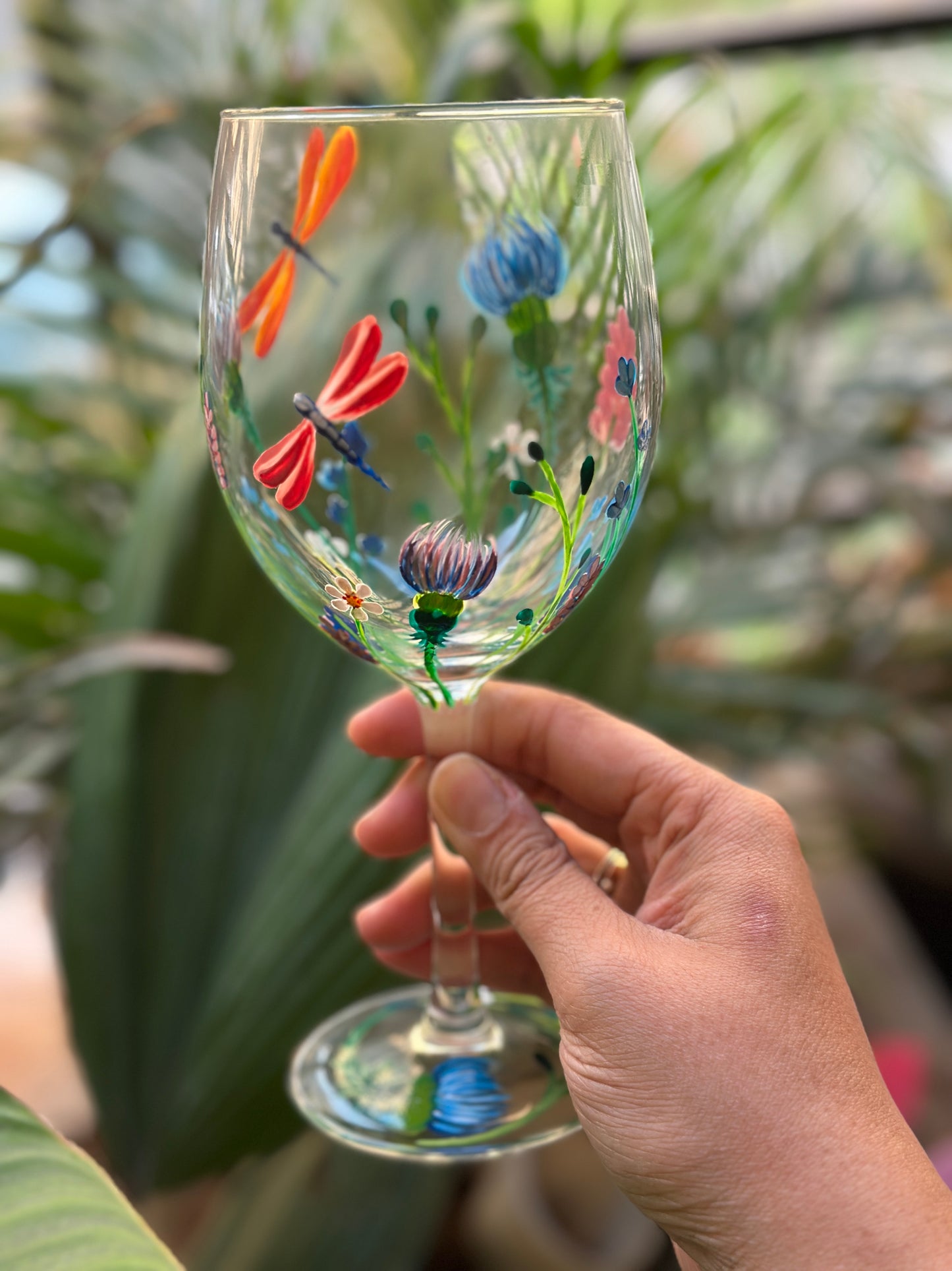 Enchanted Forest - wine glass