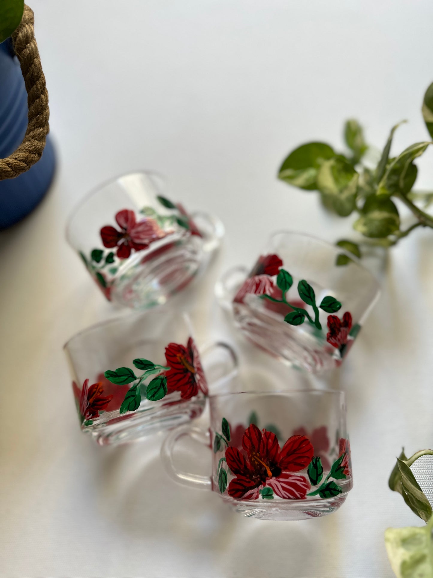Scarlet Blossom - Tea Cup
