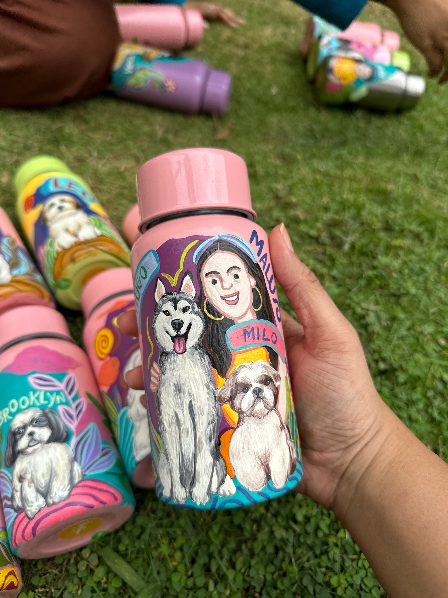 Me And My Fur Baby - Customised Water Bottle