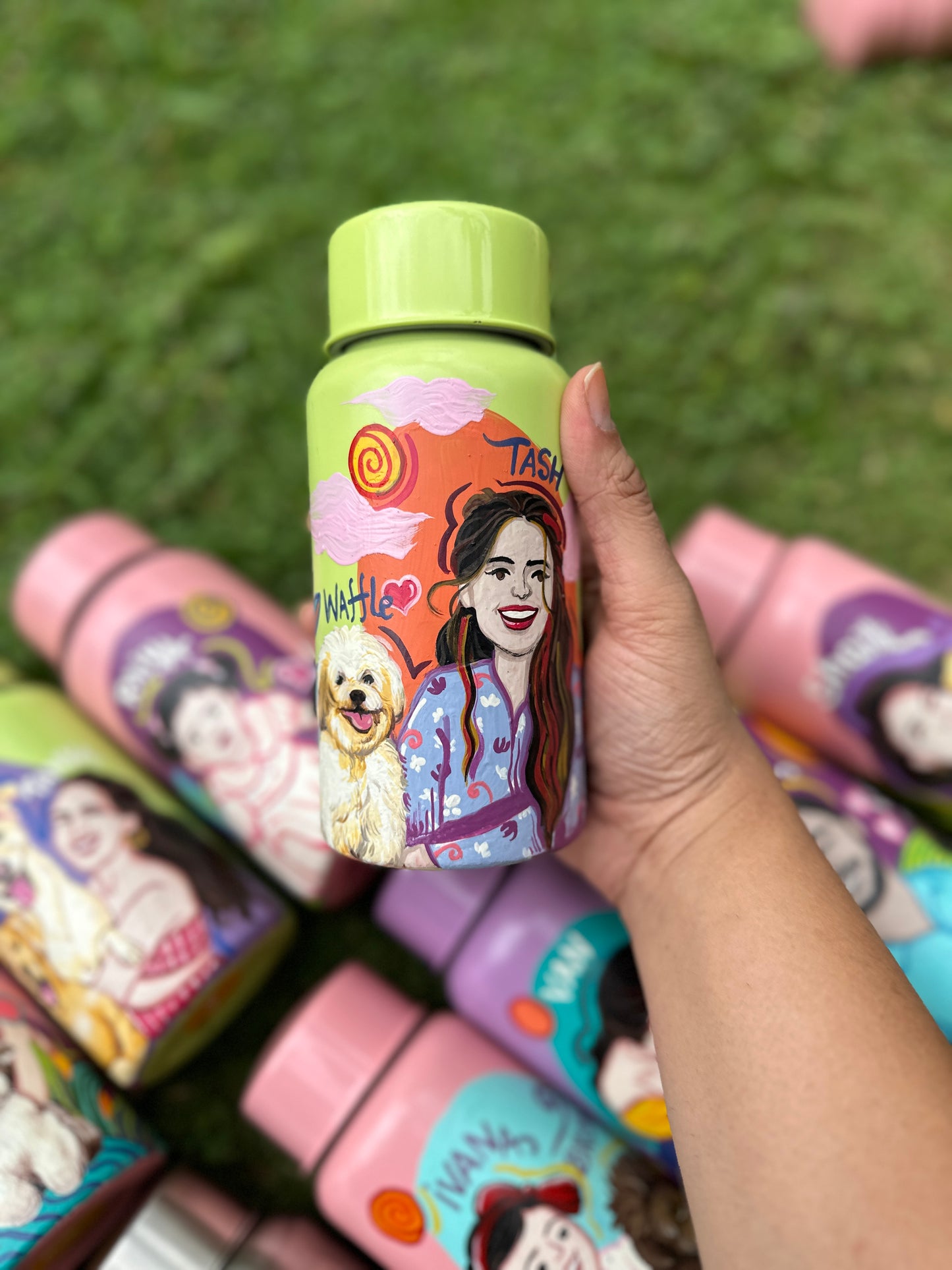 Me And My Fur Baby - Customised Water Bottle
