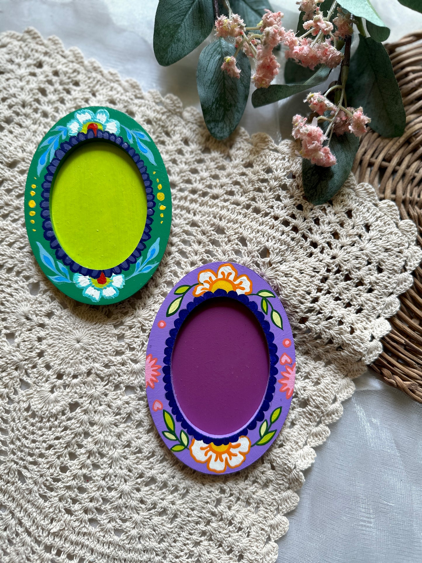 Flower Power - Photo Frame Magnet
