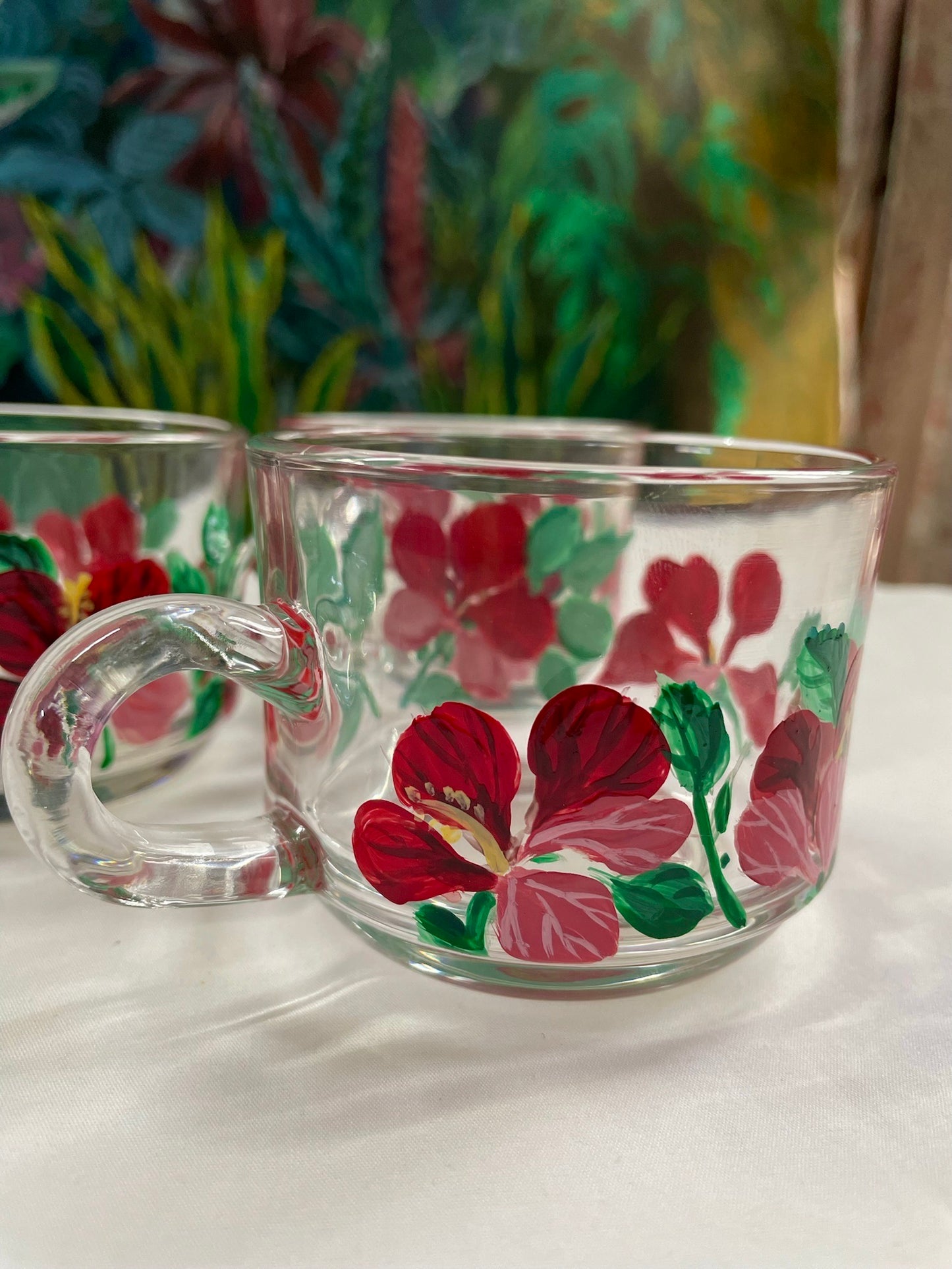 Scarlet Blossom - Tea Cup
