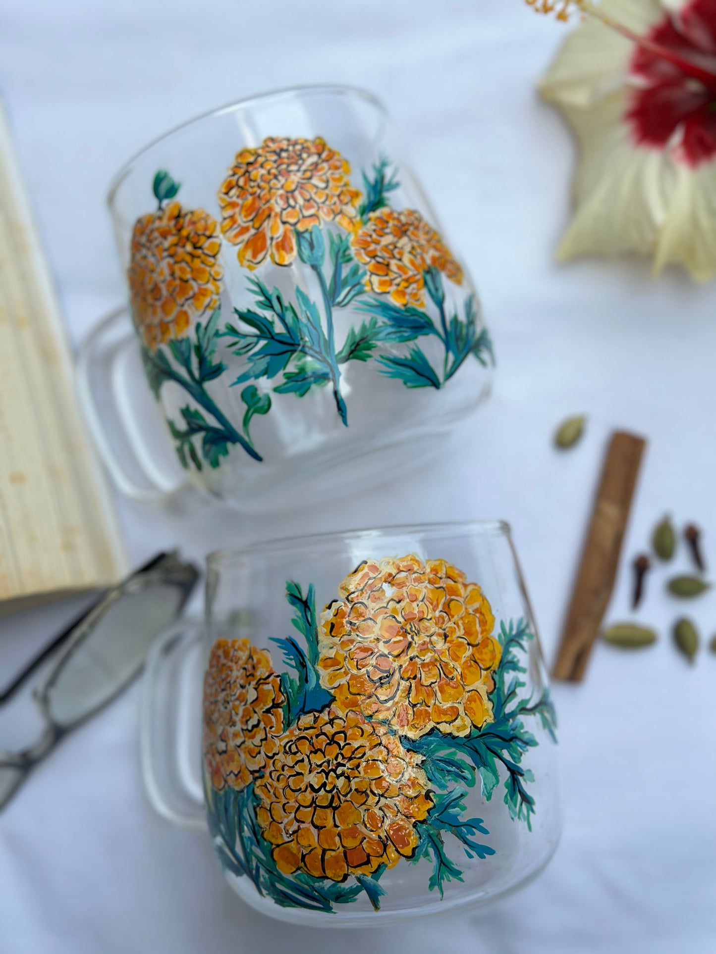 Yellow Marigolds - Set of 2