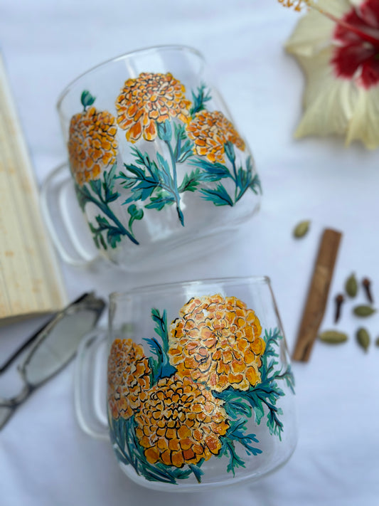 Yellow Marigolds - Set of 2