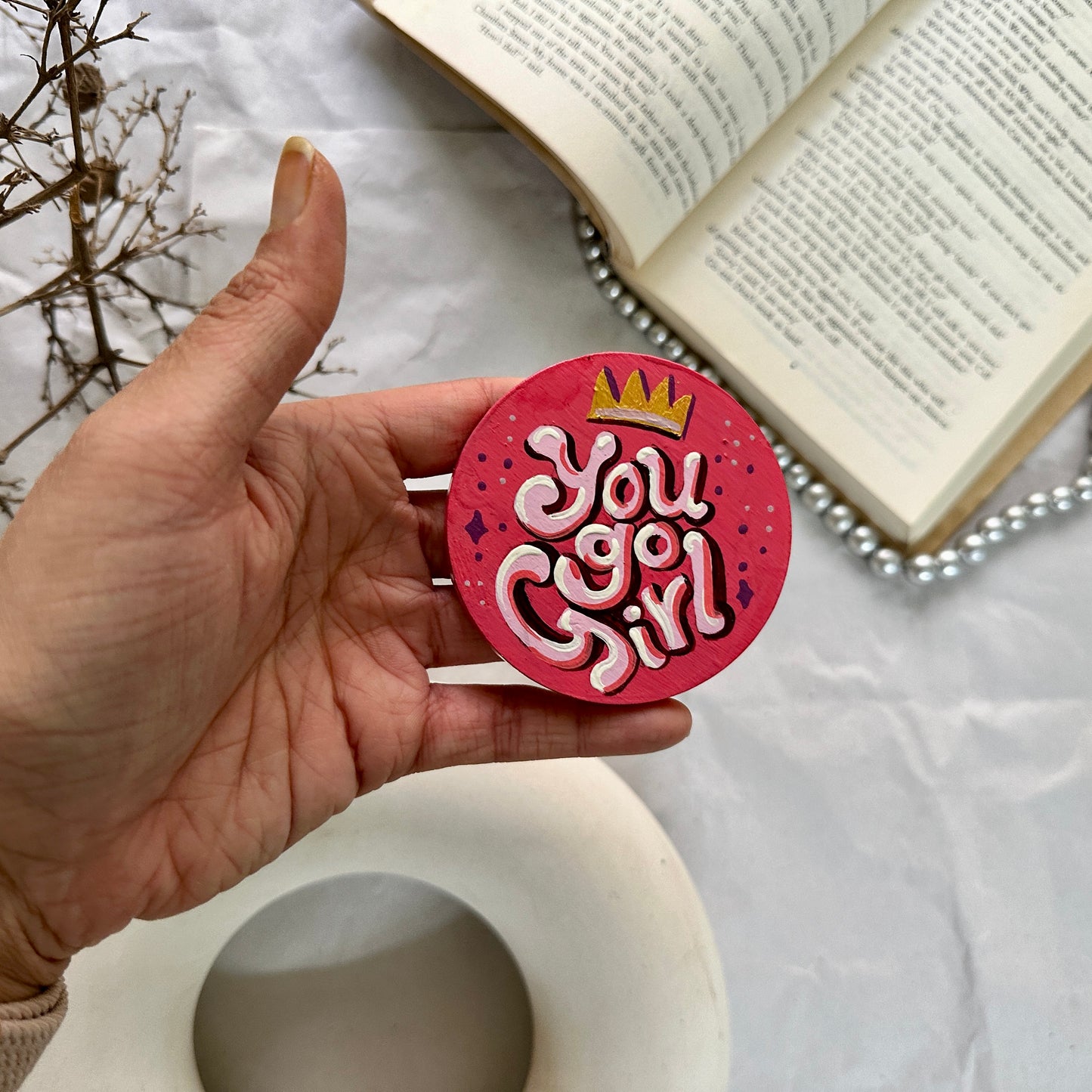 You go Girl - Fridge magnet