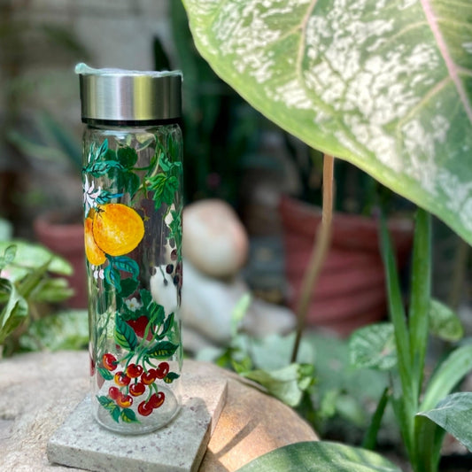Petals And Peels - Glass Bottle