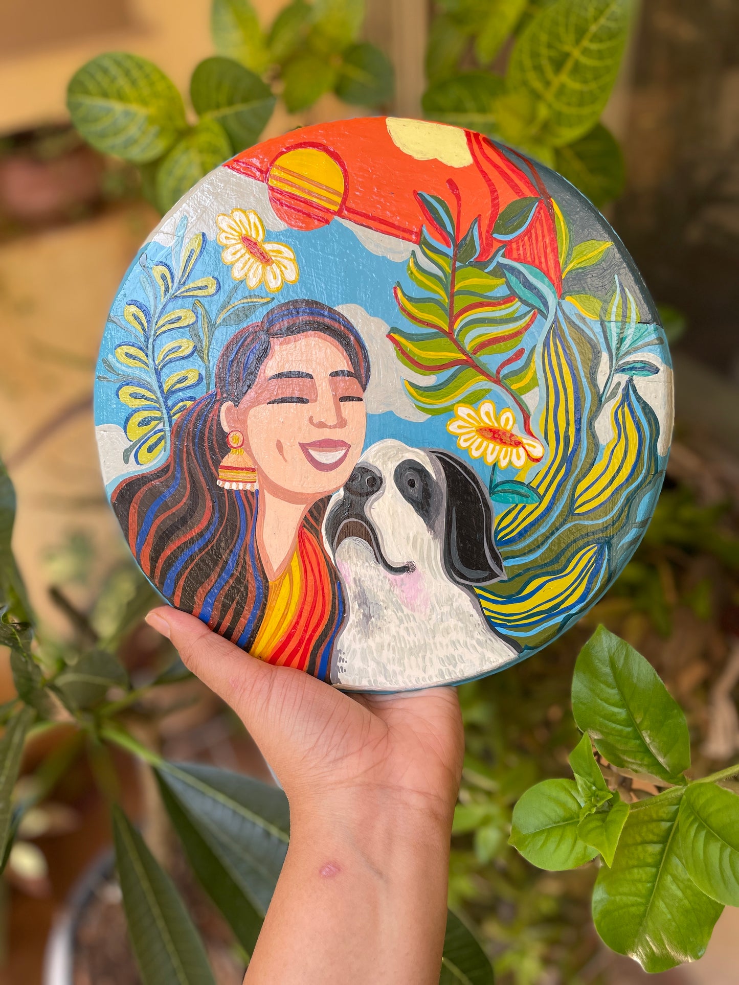 Customised Me and my Fur Baby Wall Plate