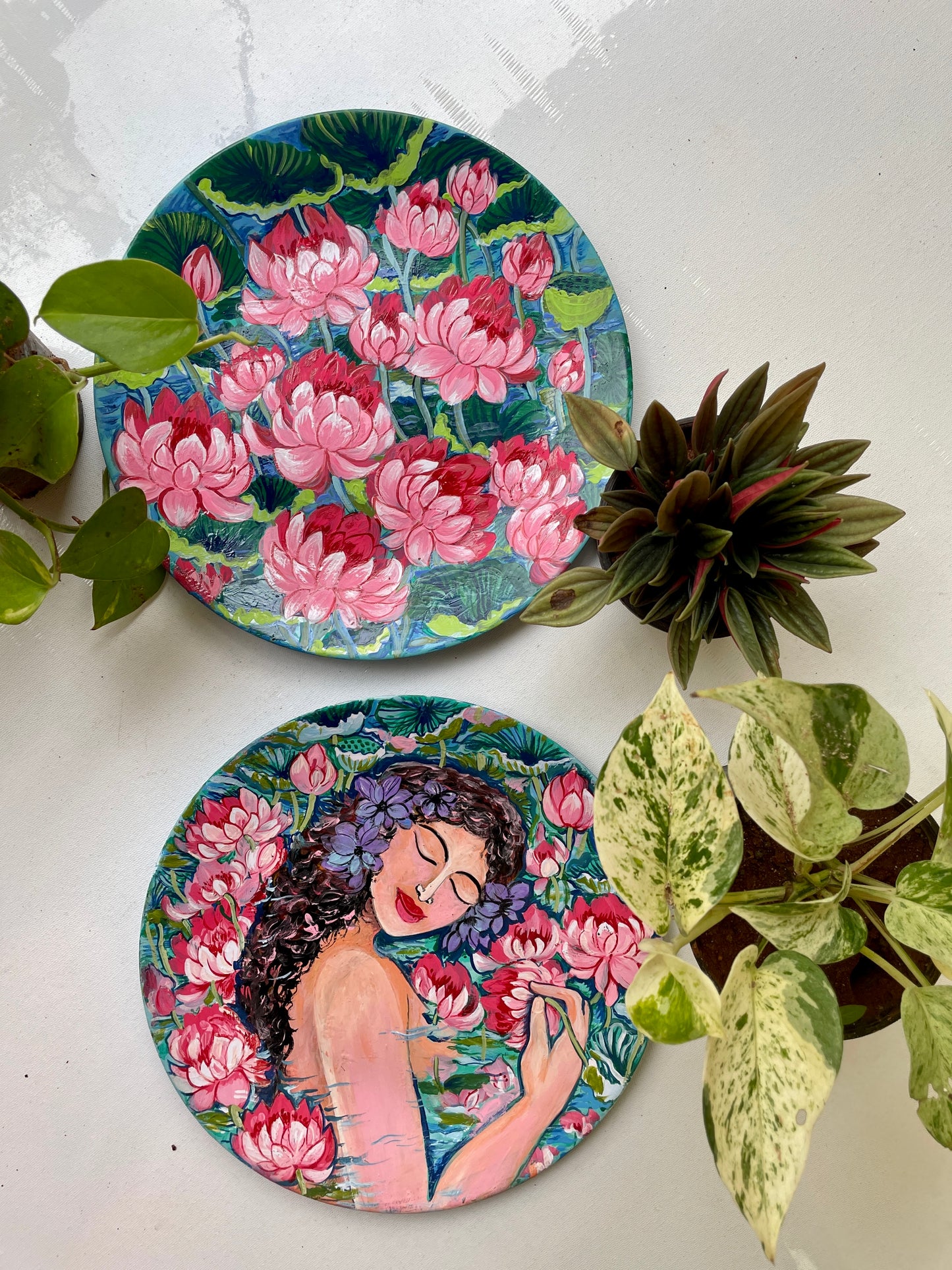 Lily and the lotus pond - Set of 2