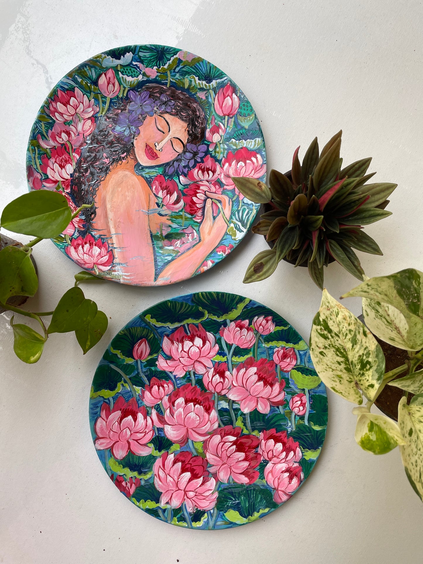 Lily and the lotus pond - Set of 2