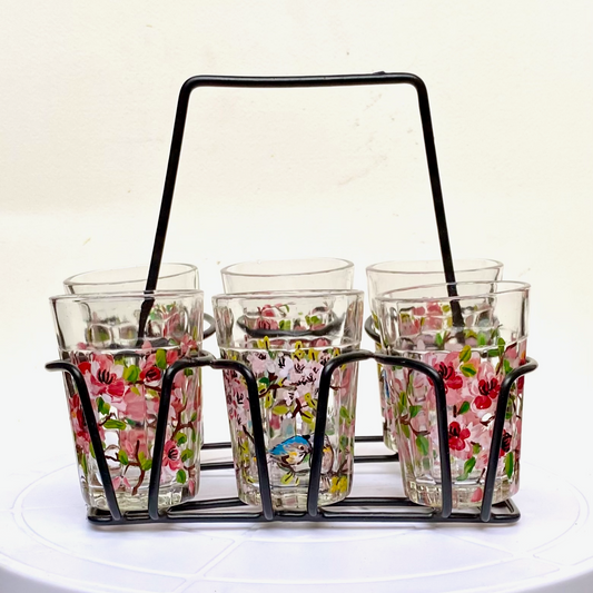 Cherry Blossom - Chai Glass