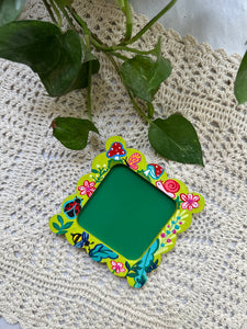 Green garden - photo frame magnet
