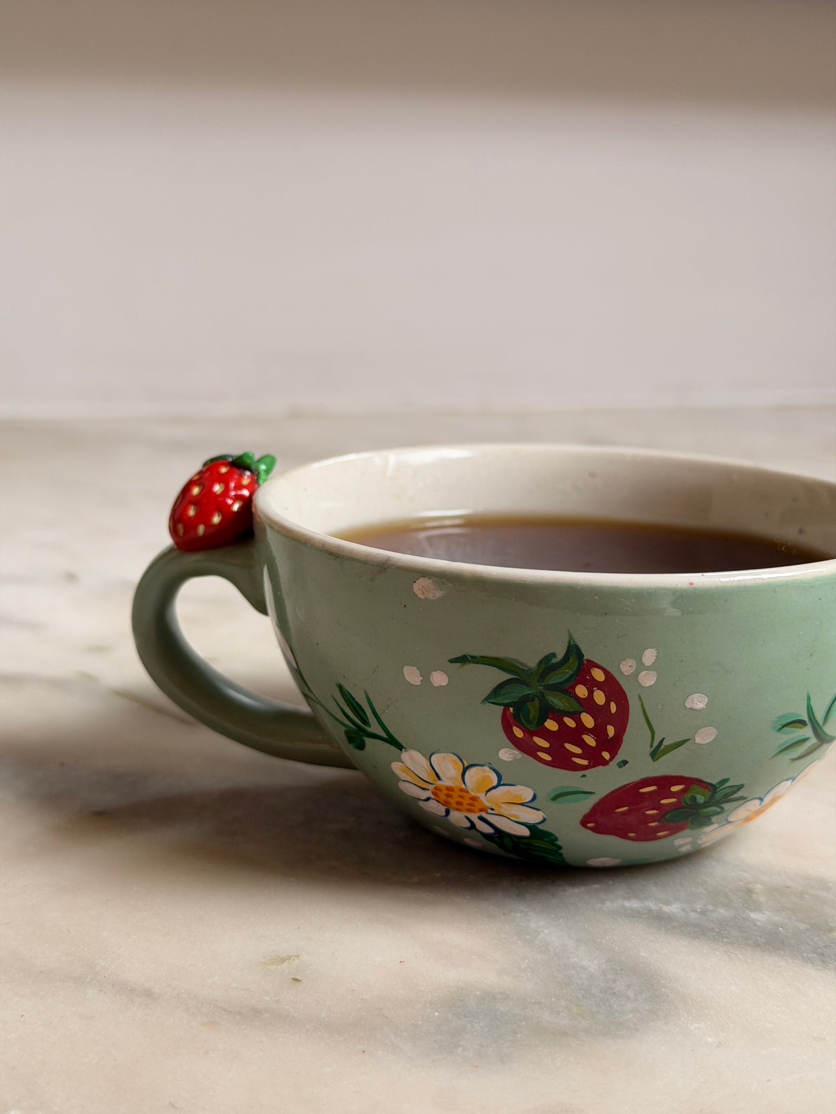 Berry Little Garden 🍓🌼 - cappuccino mug