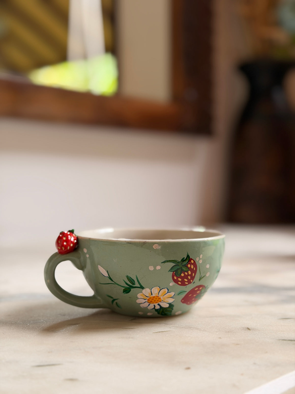 Berry Little Garden 🍓🌼 - cappuccino mug
