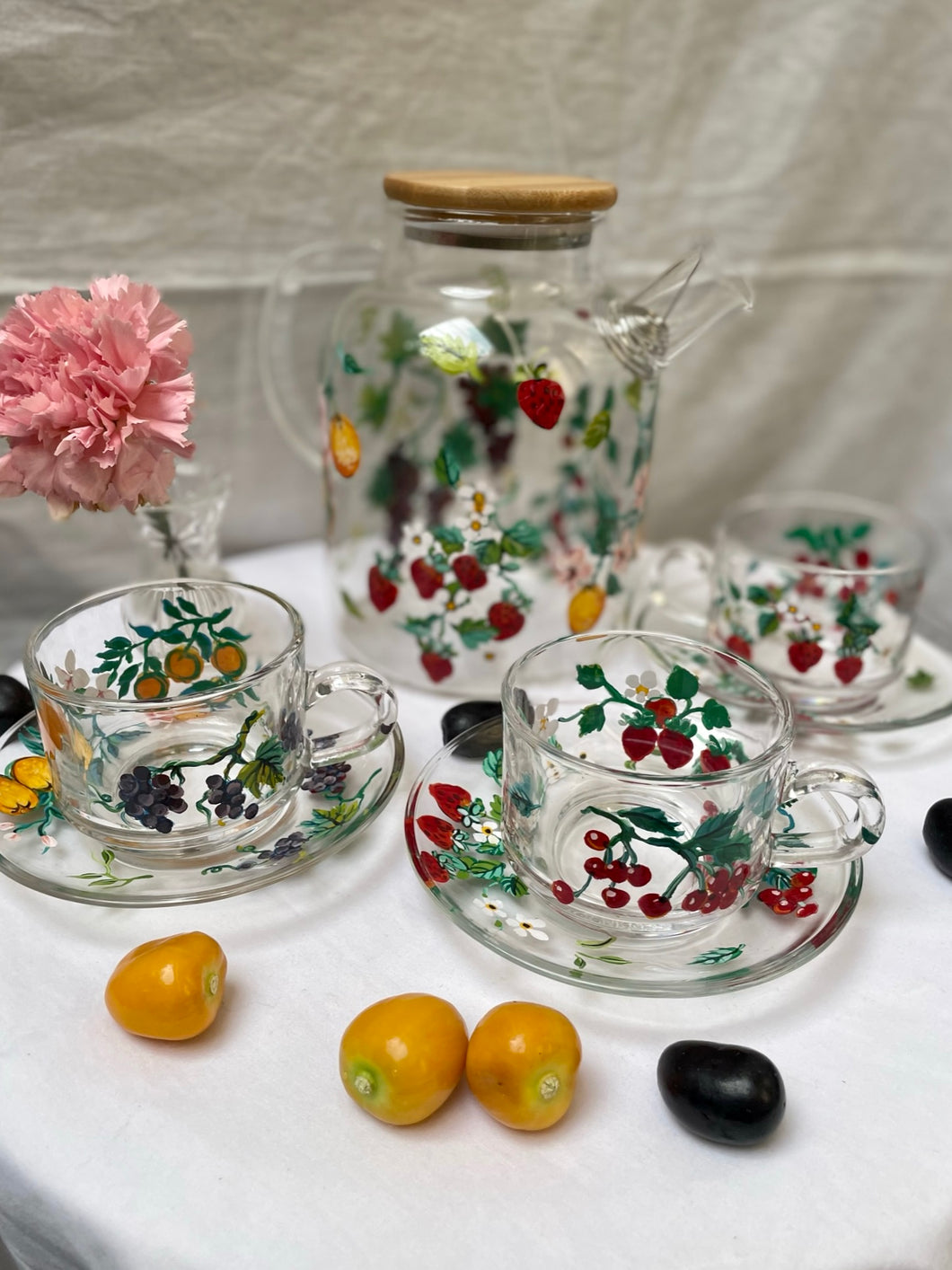 Fruity Blossom tea cup set